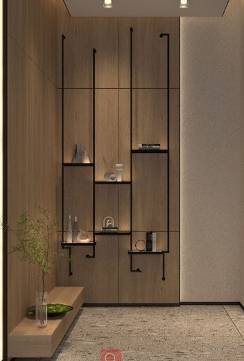 Contemporary Shelving Ideas, Wall Shelf Design, Big Houses Interior, Minimal Shelves, Display Shelf Design, Hotel Bedroom Design, Contemporary Shelving, Drawing Room Interior, Wall Shelf Unit