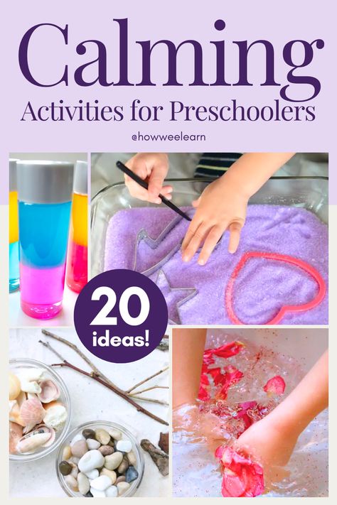 If you have a preschooler, I guarantee that you also have a need for these calming activities! Calming activities for preschoolers would definitely be in the parenting handbook (if only there was one). My boys tend to be on the busy side, so I am sure to include a few extra calming bins with our quiet Preschool Calming Strategies, Calm Activities For Preschoolers, Busy Work For Preschoolers, Quiet Activities For Kindergarten, Sensory Games For Preschoolers, Calming Activities For Preschoolers, Calm Down Activities For Kids, Calming Activities For Toddlers, Calm Activities For Kids