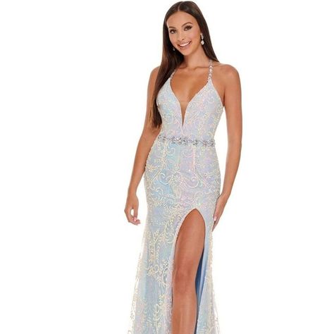 Formal Approach on Instagram: “iridescent beauty! @rachelallan #FormalApproach #rachelallan #formaltogether #ipaprom #ipapromretailer #ipadesigner” Feather Prom Dress, Sequin Ball Gown, Rachel Allan Prom Dresses, Mermaid Ball Gown, Dress Models, The Rachel, Prom Dress Stores, Rachel Allan, Prom Dress Styles