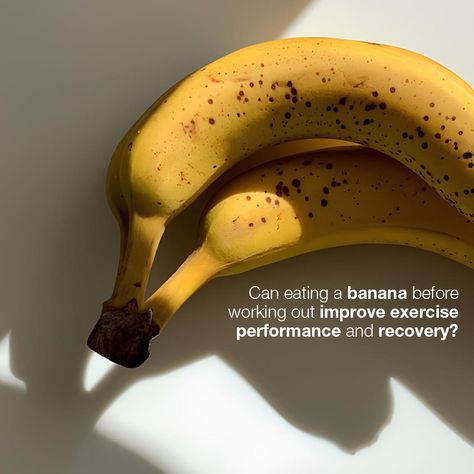 "Why bananas?" you might ask. It turns out this fruit is a nutrient powerhouse, especially when it comes to keeping your energy high and muscles strong. 🍌 However, we cannot say for sure that they improve workouts or recovery in any noticeable ways, although snacking on fruit before a gym session certainly isn't a bad experience. If you're a banana aficionado (or just like to have something tasty, cheap, and easily digestible before a workout), we suggest giving a pre-workout banana a try. Ke... A Banana, Pre Workout, A Gym, A Workout, Bananas, A Bad, Muscles, Snacks, Things To Come