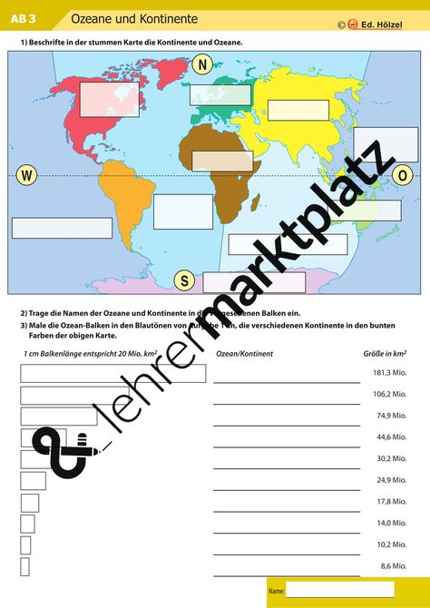 kontinente und ozeane 1