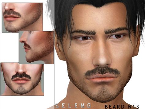 sims 4 cc // custom content facial hair beard // the sims resource // #sims4 #sims4cc // Seleng's Beard N13 Sims 4 Cc Alpha Facial Hair, Sims 4 Cc Facial Hair Patreon, Sims 4 Cc Male Jawline, Sims Cc Facial Hair, Sims 4 Cc Male Mustache, Sims 4 Men Facial Hair, Sims 4 Beard Cc Alpha, Sims4 Cc Beard, Ts4 Beard Cc