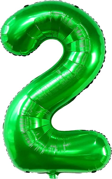 Giant, Dark Green Number 2 Balloon - 40 Inches | Green 2 Balloon Number, 2 Birthday Balloon | Tractor Balloons 2nd Birthday Decorations for Boys | Green Two Balloon, Tractor Birthday Party Supplies 2 Birthday Balloon, Tractor Balloons, 2 Balloon Number, Number 2 Balloon, 2nd Birthday Decorations, Two Balloon, 2 Balloon, Tractor Birthday Party, Tractor Party