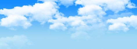 White Yt Banner, Cloud Banner Discord, Sky Banner Discord, Sea Banner Discord, Blue And White Banner, Sky Banner, Cloud Banner, Sea Poster, Board Background