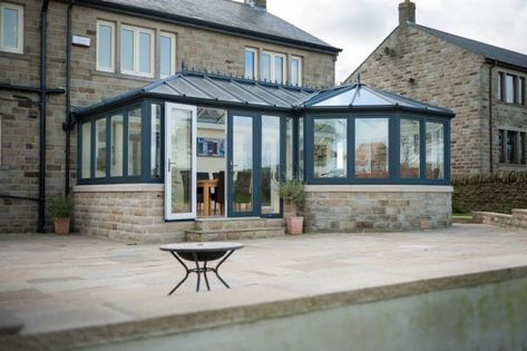 P Shaped Conservatory, Aluminium Conservatory, Farm Makeover, Replacement Conservatory Roof, Conservatory Roof Insulation, Conservatory Design, House Extension Plans, Conservatory Roof, Sunroom Designs