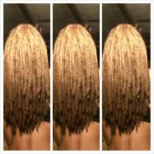 reverse ombre blonde - Google Search Ombre Blonde Locs, Blonde Ombré Locs, Reverse Ombre Braids, Brown And Blonde Locs, Reverse Ombre Locs, Ombre Locs, Locs Long, Blonde Locs, Colored Locs