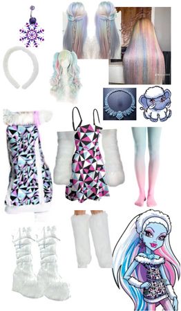 Abbey Bominable (Ever After High) Outfit | ShopLook Abbey Bominable Cosplay, Abbey Bominable Outfit, Abbey Bominable Costume, Abby Abominable, Monster High Abbey Bominable, Monster High Abbey, Outfit Ideas For Date, Ideas For Date Night, Abbey Bominable