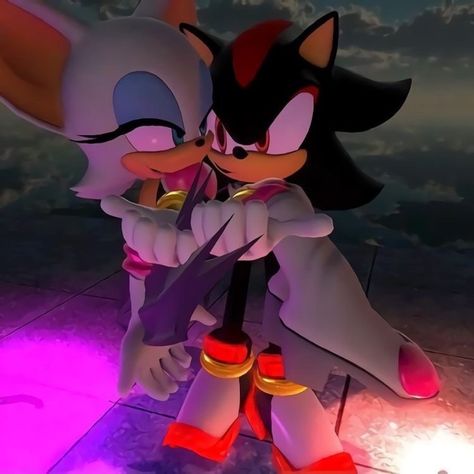 @pluttoh on instagram Cyberghetto Aesthetic, Shadow And Rouge, Rouge The Bat, Current Mood Meme, Sonic And Shadow, Sonic Art, Shadow The Hedgehog, Matching Profile Pictures, Wallpaper Pc