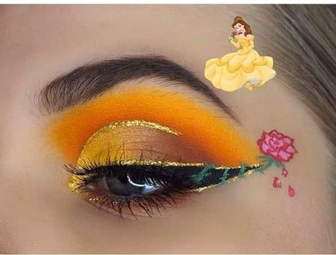 Disney Eyeshadow, Princess Eyeshadow, Makeup Yeux, Artistic Eyeshadow, Bella Disney, Eyeshadow Designs, Eye Looks, Dope Makeup, Ballroom Dance