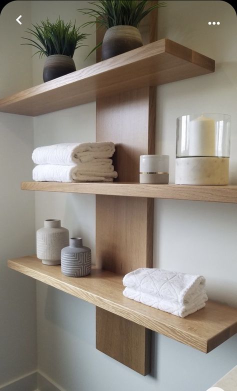 Wall Bookshelf, Rustic Bathroom Shelves, So Aesthetic, Aesthetic Studio, Bathroom Wall Shelves, Studio Apartment Ideas, Small Bathroom Ideas On A Budget, Small Bathroom Ideas Modern, Wall Bookshelves