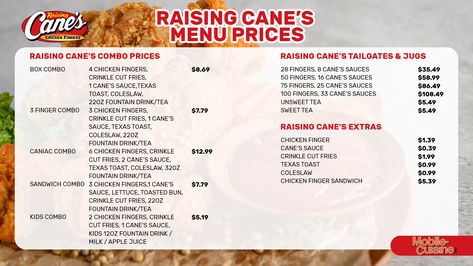 Canes Catering, Canes Food, How To Make Vodka, Canes Sauce, Canes Chicken, Crinkle Cut Fries, Vegan Apple Pie, Spicy Chicken Sandwiches, Raising Canes