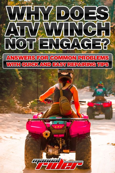 A winch is a necessary accessory for ATV, UTV, or any other off-road vehicle. While we ride on challenging trails, sometimes we need to use the winch to go through or help another rider. But what happens when the winch does not work as it is supposed? you can find answers here. Best Off Road Vehicles, Atv Winch, Atv Riding, Atv Accessories, Off Road Vehicle, Road Vehicle, All-terrain Vehicles, Off Road Adventure, Offroad Vehicles