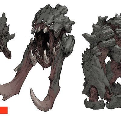 ArtStation - Stephen Oakley Evolve Monster, Kaiju Design, Monster Artwork, Beast Creature, Monster Drawing, Alien Design, Kaiju Monsters, Fantasy Beasts, Arte Cyberpunk