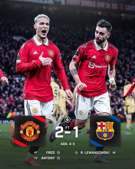 433 on Instagram: "MAN UNITED ELIMINATE BARCELONA! 🥊" Fc Barcelona Wallpapers, United Wallpaper, Instagram Man, Manchester United Wallpaper, Football Score, Cr7 Ronaldo, Anime Dragon Ball Super, Europa League, Man United