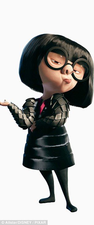 Edna Halloween Costume, Edna Moda Wallpaper, Edna Mode Cosplay, Edna Mode Costume, Edna Incredibles, Incredibles Costume, Superhero Family, Edna Mode, Disney Logo