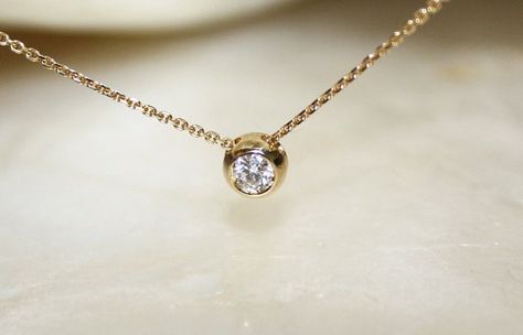 Single Diamond Necklace, Diamond Necklace Simple, Fine Gold Necklace, Bride Necklace, Diamond Heart Pendant Necklace, Diamond Jewelry Necklace, Diamond Solitaire Necklace, Solitaire Pendant Necklace, Yellow Gold Necklace