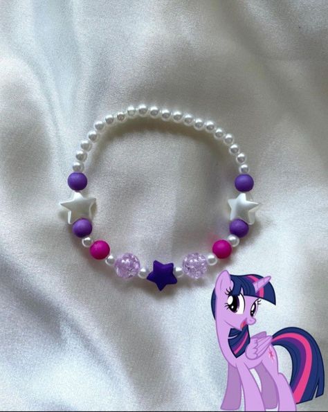 Mlp Bracelets, Twilight Bracelet, Diy Kandi Bracelets, Diy Kandi, Pony Bead Patterns, Sparkle Bracelet, Kandi Bracelets, Bead Charms Diy, Beads Bracelet Design