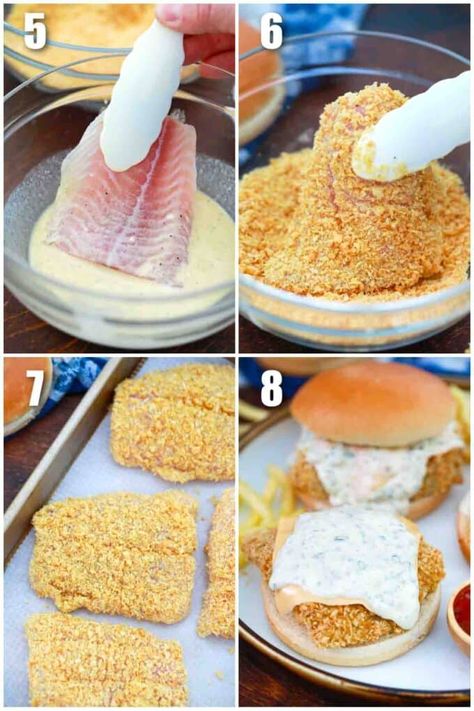 Mcdonald’s Fish Sandwich, Mcdonald’s Fish Fillet Recipe, Fish Filet Sandwiches, Homemade Fish Sandwich, Fried Cod Sandwich, Mcdonalds Fish Sandwich Recipe, Filet O Fish Sandwich, Mcdonald's Recipes, Macdonald Food