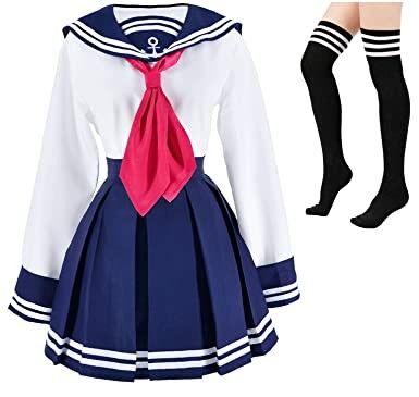 Sailor Costume, Japanese Uniform, Anime Uniform, Blue Pleated Skirt, Costumes Dresses, School Uniform Outfits, Navy Blue Skirt, Navy Outfit, Anime Cosplay Costumes