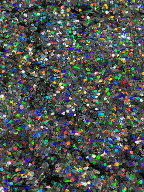 Holographic black glitter Premium polyester by 2 oz weight 1/24 cut size Solvent Resistant: Not Resistant to Acid or Alkali Seller Disclaimer We make every effort to present the true color of the product. However, color may vary depending on the material, camera used, and/or the device used to view the product. The buyer assumes responsibility for the product once purchased. Due to the nature of the manufacturing process the seller cannot ensure zero cross-contamination. Our products are manufac Holographic Black, Midnights Era, Black Holographic, Glittery Wallpaper, City Flowers, Digital Collage Art, Screen Savers Wallpapers, Colour Art, Pretty Phone Wallpaper