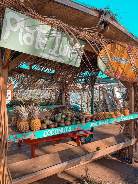 A fruit stand in Hawaii Hawaii Shopping Aesthetic, Maui Aesthetic, Hawaii Market, Maui Hawaii Aesthetic, Hawaii Market Aesthetic, Living In Hawaii Aesthetic, Hawai’i Aesthetic, Lahaina Maui, Tropical Food