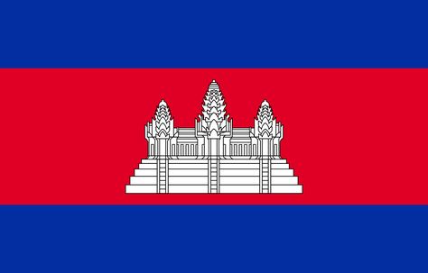 Flag Of Cambodia, Tesol Certification, Cambodian Flag, Cambodia Flag, Musik Tradisional, Pailin, Tonle Sap, Khmer Empire, Cambodia Travel