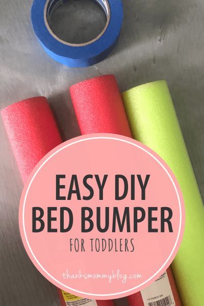 Pool Noodle Bumper Toddler Bed, Pool Noodle Toddler Bed Rail, Pool Noodle Crib Bumper, Toddler Bumpers For Bed, Diy Crib Bumper Pads, Pool Noodle Bed Bumper, Crib Bumper Ideas, Bunk Bed Railing Ideas Diy, Bed Bumpers Diy