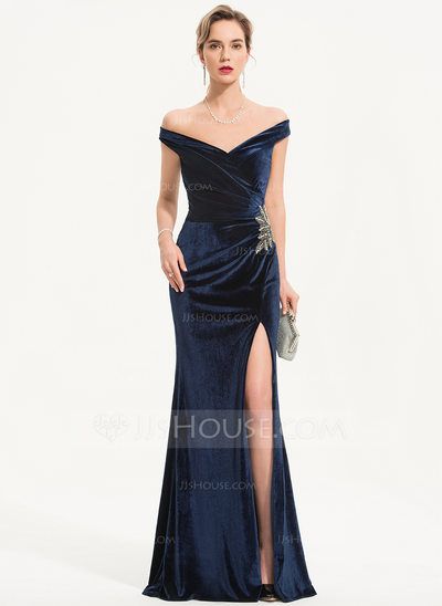 Off Shoulder Gown Evening Dresses, Velvet Gowns Evening Dresses, Evening Gown Velvet, Blue Velvet Gown, Navy Blue Velvet Dress, Velvet Bridesmaid, Elven Dress, Velvet Evening Dress, Semi Formal Outfits