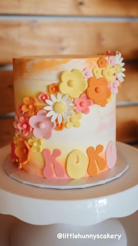 1 Birthday Cake Ideas, 1 Birthday Cake, Groovy One Birthday, Groovy One, 1 Birthday, Birthday Cake Ideas, Cake Ideas, Birthday Cake, Birthday Party