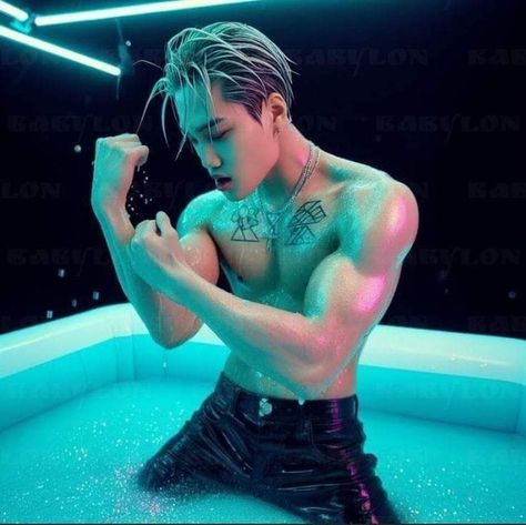 Kai Exo Muscles, Kai Hot Pics, Bts Pregnant, Kai Abs, Exo Kai Abs, Kpop Abs, Hug Pose, Exo Abs, Exo Hot