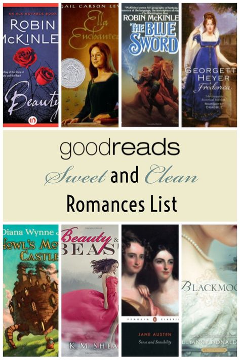 Gail Carson Levine, Romance Recommendations, Clean Books, Clean Romance Novels, Sweet Romance Books, Clean Romance Books, Regency Romance Books, Romantic Reads, Christian Authors