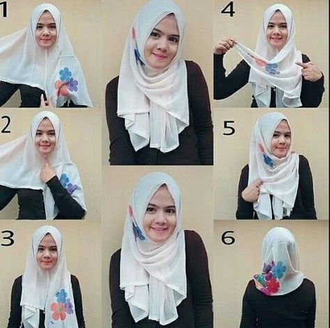 Wedding Hijab Styles Simple, Pashmina Simple, Easy Hijab Style, Shawl Tutorial, Wedding Hijab Styles, Bride Hijab, How To Wear Hijab, Pashmina Hijab, Simple Frock