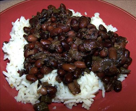 Crock Pot Smokey Black Beans. Photo by Rita~ Black Beans Recipe Crock Pot, Crockpot Black Beans, Carribean Style, Black Beans Recipe, Caribbean Chicken, Trinidad Recipes, Dried Black Beans, Trini Food, Black Beans And Rice