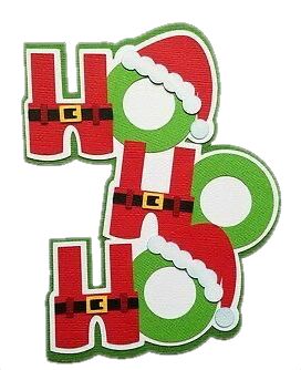 Santa Ho Ho Ho, Christmas Topper, Premade Scrapbook, For Scrapbook, Christmas Card Crafts, Christmas Scrapbook, Christmas Drawing, Xmas Holidays, Boys Christmas