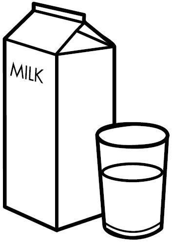 Milk Drawing, Healthy Food Activities, June Crafts, Food Coloring Pages, Preschool Coloring Pages, Milk Color, Shapes Preschool, Printable Pictures, Coloring Page Ideas