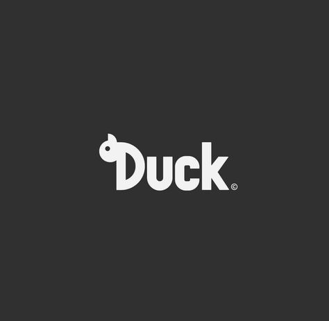 Duck Typography, Duck Logo Design, Pet Branding, Duck Logo, Qr Code Business Card, Graphic Design Student, Book Logo, Abstract Wallpaper Design, Hand Lettering Art