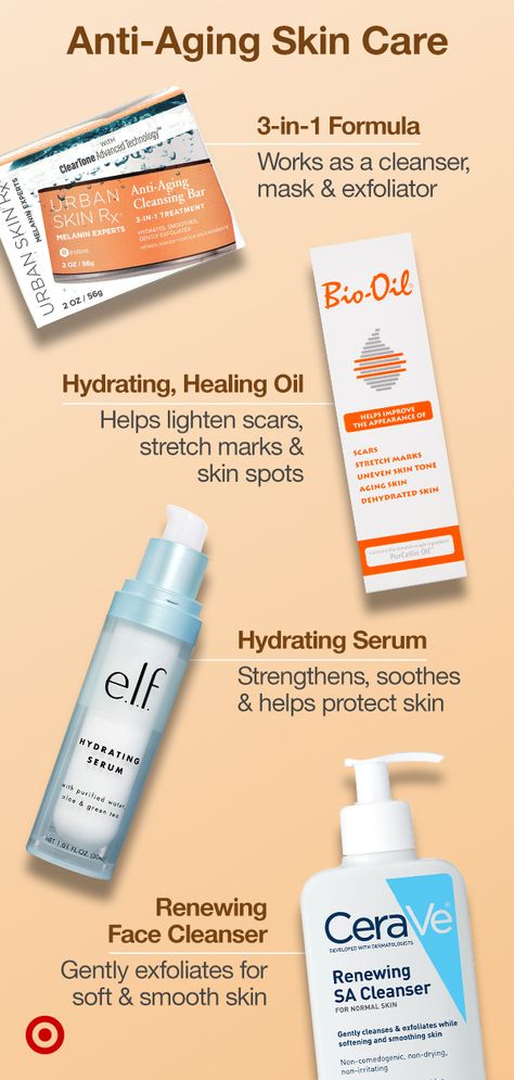 Renew your skin care routine with anti-aging products that hydrate & rejuvenate for healthy, younger-looking skin. Evening Skin Care Routine, Lighten Scars, Skin Spots, Anti Aging Skin, Anti Aging Beauty, Skin Care Solutions, Skin Products, Skin Serum, Skin Care Treatments