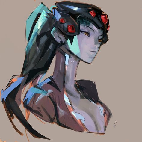 Amelie Lacroix, Suki Avatar, Overwatch Widowmaker, Overwatch Comic, Overwatch Fan Art, Overwatch 2, Digital Art Illustration, Video Game Art, Overwatch