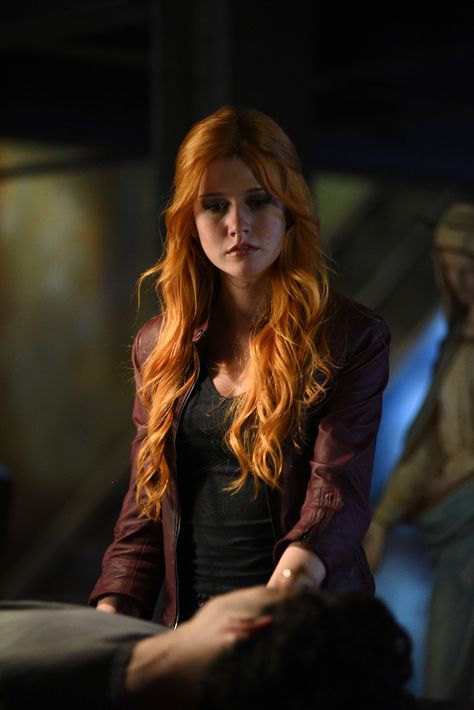 Credit: Freeform/John Medland Shadowhunters Tv Show, Felicity Smoak, Clary Fray, Lizzie Mcguire, Katherine Mcnamara, Leighton Meester, Bad Blood, Cassandra Clare, Shadow Hunters