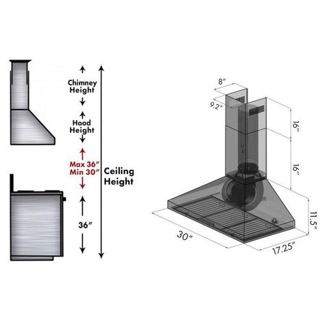 Wall Range Hood, Zline Kitchen, Stainless Range Hood, Stainless Steel Hood, Wall Mount Range Hood, Vent Hood, Kitchen Installation, Tall Ceilings, Range Hoods