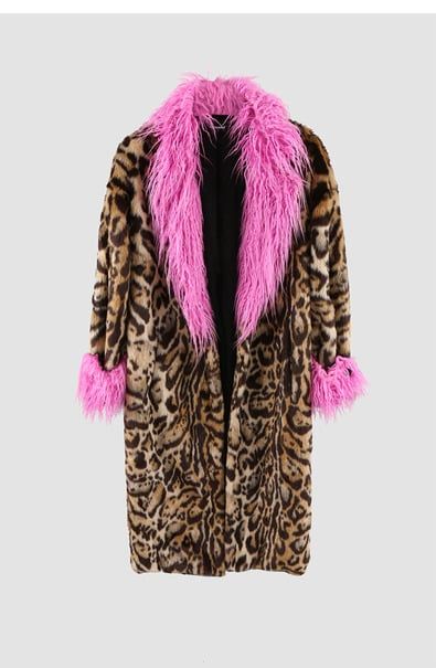 Thrift Makeover, Fur Coat Street Style, David Bowie Fashion, Leopard Print Faux Fur Coat, Glamour Decor, Coat Outfits, Fur Fashion, Boutique Shop, Faux Fur Coat