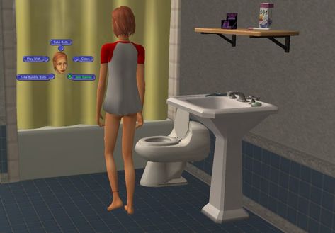 Sims 2 Aesthetic, 2 Aesthetic, Sims 1, Sims 2, Sims Cc, Sims 4, To Share, Shower, Clothes