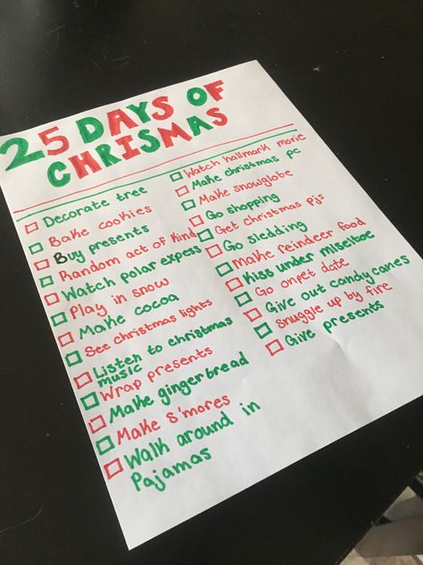 Things To Do Everyday In December, What To Do For Christmas, Preppy Christmas Tree, Things To Do Everyday, Month Checklist, Preppy Christmas List, Christmas List Template, Bullet Journal Christmas, Christmas Checklist