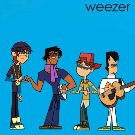 Drama Brothers Total Drama, The Drama Brothers, Tdi Characters, Drama Memes, Buddy Holly, Drama Total, Drama Island, Drama Funny, Weezer