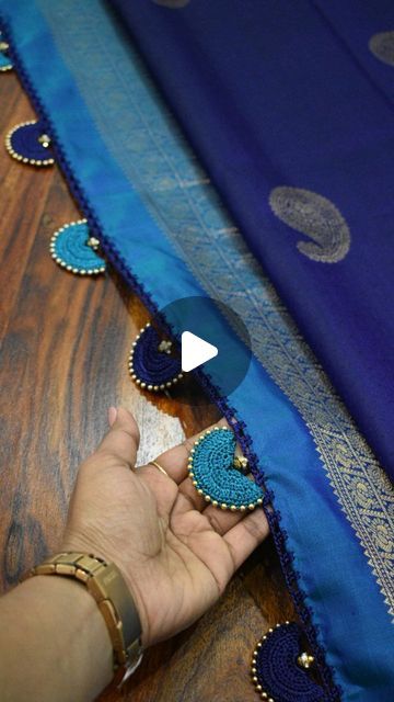 Kuchu Designs Saree, Saree Kuchu New Designs, Kuchu Designs, Saree Kuchu Designs, Saree Tassels, Bangalore India, Embroidery Blouse Designs, Embroidery Blouse, Own It