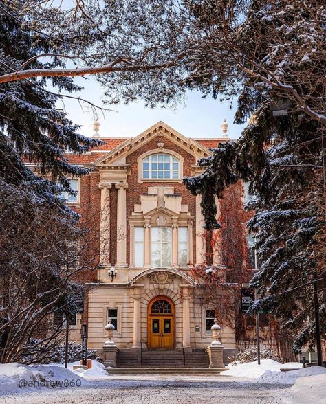 Canada Pictures, Building Aesthetic, University Of Alberta, Moving To Canada, Uni Life, Dream School, University Life, Explore Canada, Edmonton Alberta