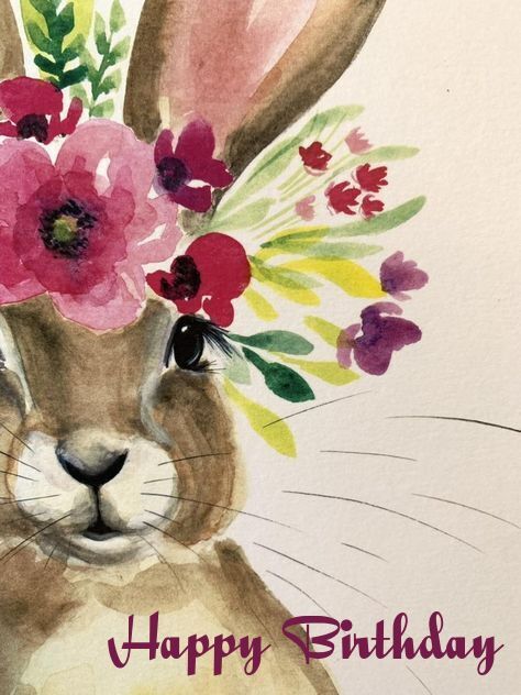 Easter Drawings, Lapin Art, Easter Paintings, Bunny Watercolor, Bunny Painting, Watercolor Paintings Easy, Seni Cat Air, Honey Bunny, Easter Art