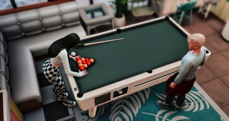 Billiard Mod | DOWNLOAD | Patreon Sims 4 Cc Functional Pool Table, Sims 4 Pool Table Cc, Sims 4 Pool Table, Sims 4 Football Cc, Cc Shopping, Sims 4 Piercings, Sims Baby, Pool Ball, Sims 4 Cc Makeup