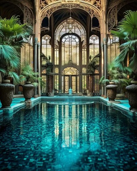 Fairytale Architecture, Wellness Center Design, Fantasy Castles, Pool House Design, Castle House Design, Fantasy Architecture, Selling On Amazon, Mind Palace, Mediterranean Interior