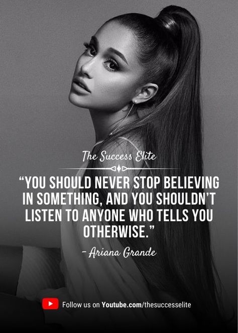 Top 35 Ariana Grande Quotes That Will Inspire You To Love | Inspirational Quotes By Celebrities, Actress Quotes Inspiration, Quotes By Celebrities, Ariana Quotes, Singer Quotes, Ariana Grande Quotes, Summer Bingo, Singer Quote, Ariana Grande Lyrics